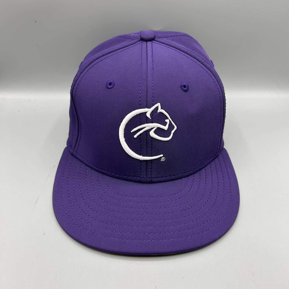 Kansas State Wildcats Hat Men Small Purple Under Armour Fitted Cap New S